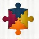 Személyre szabott megoldások ikon puzzle darabokkal